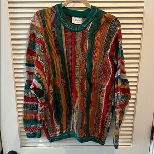 Coogi Men’s Multicolor Sweater - as seen on Biggie Smalls